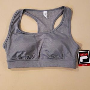 NWT Fila Sport Gray Medium Support Sports Bra - Medium